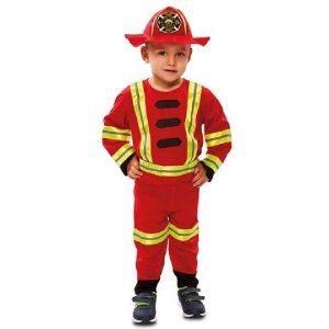 Brandweerman kostuum mini 12-24 mnd