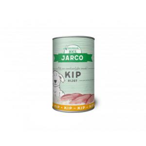 JARCO DOG BLIK KIP/RIJST 400 GR