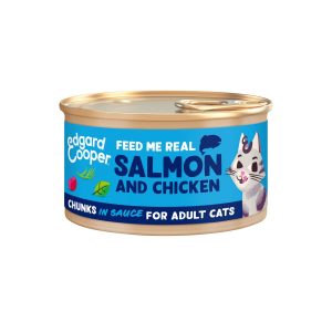 EC CAT CHUNKS SALMON&CHIC.85GR